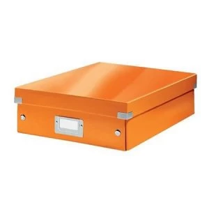 Leitz Click and Store Medium Organiser Box Orange