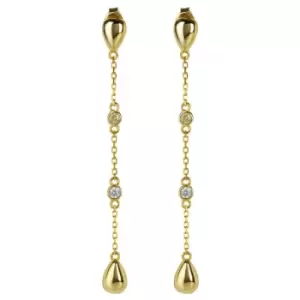 Ladies Jasper Conran London Jewellery Gold Plated Sterling Silver Earrings