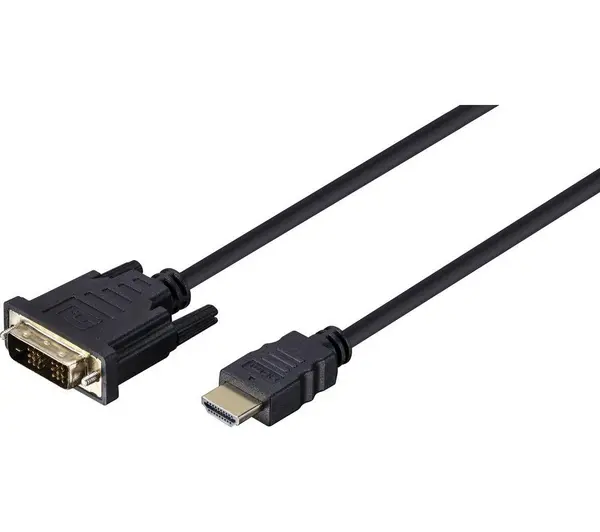 Logik LHDMDVI23 DVI to HDMI Cable 1.8m