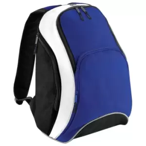 Bagbase Teamwear Backpack (21 Litres) (one Size, Bright Royal/Black/White)