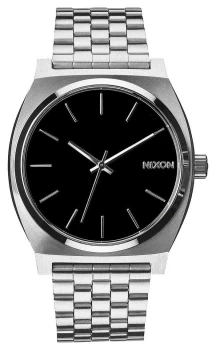 Nixon Time Teller Black Stainless Steel Bracelet Black Watch