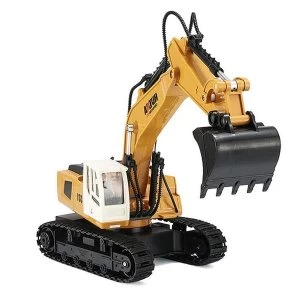 HUINA 1:18 9 Channel 2.4G RC Excavator