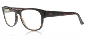 Gucci 1044 Clip-on Sunglasses Havana with Brown Clip On J5G TVD