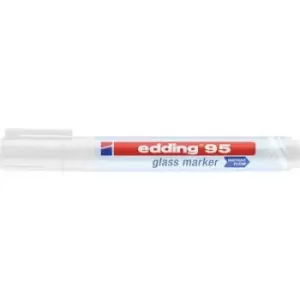 Edding e-95 4-95049 Glass marker White 1.5 mm, 3mm /pack