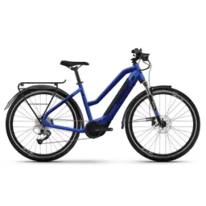 Haibike Haibike Trekking 4 Mid 2022 Electric Mountain Bike - Blue
