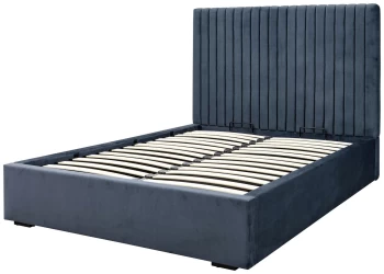 GFW Milazzo Double End Lift Ottoman Bed Frame - Blue