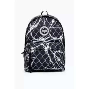 Hype Fence Backpack (One Size) (Black/White)