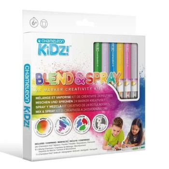 Chameleon Kidz Blend & Spray 24 Colour Creativity Kit