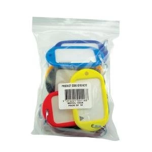 Kevron Giant Key Tags Assorted Pack of 12 ID10AC12