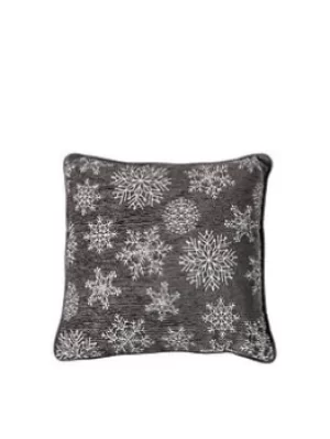 Gallery All Over Snowflake Chenille Cushion