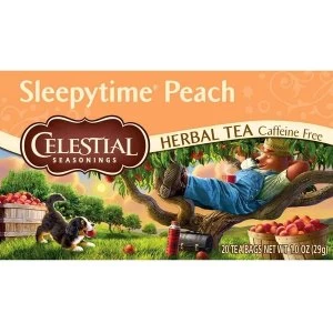 Celestial Seasoning Sleepy Time Peach Herbal Tea (20 Tea Bags)
