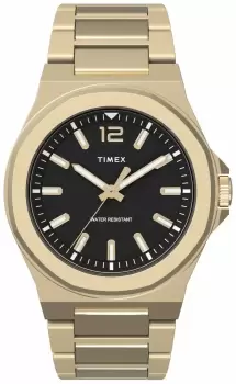 Timex TW2V02100 Essex Ave Gold Toned Stainless Steel Watch