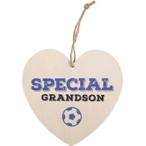 Special Grandson Hanging Heart Sign