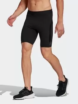 adidas Adizero Half Race Tights, Black Size XL Men