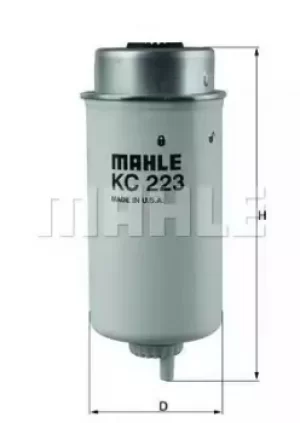 Fuel Filter KC223 77496342 by MAHLE Original