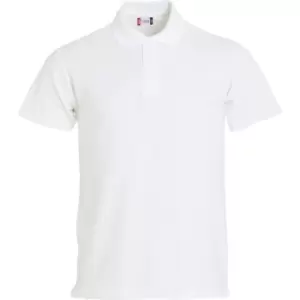 Clique Mens Basic Polo Shirt (3XL) (White)