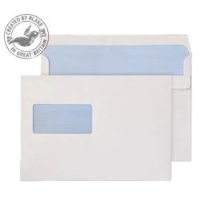 Purely Everyday Wallet Self Seal High Wndw White 90gsm C5 162x238 Ref