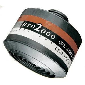Scott Safety Pro 2000 CF22 A2B2 P3 Combination Filter 40mm Thread Grey