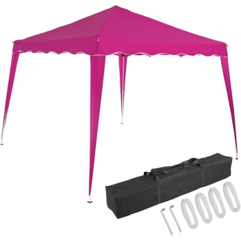 Deuba - Pavilion 3x3m UV Protection 50+ Waterproof Foldable incl. Bag Folding Pavilion Capri Party Tent Garden Pop Up Tent Pink