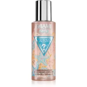 Guess Destination Miami Vibes scented body spray with glitter For Her 250ml