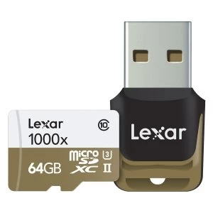 Lexar 1000X 64GB MicroSDXC Memory Card