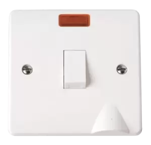 1-GANG 2-POLE 20A SWITCH WITH F/OUTLET