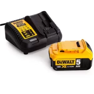 DEWALT DEWALT 18V DCB184 5.0Ah Battery & DCB115 Charger Set DCB115-GB