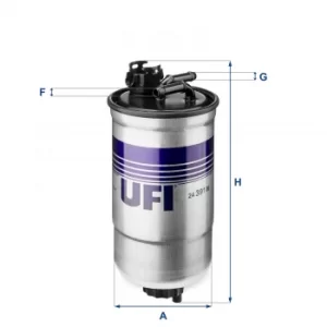 24.391.00 UFI Fuel Filter
