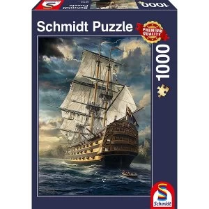 Schmidt Sails Set Jigsaw Puzzle - 1000 Pieces