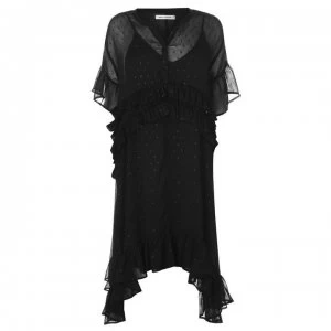 Sofie Schnoor Short Sleeve Midi Dress - 1000 - Black