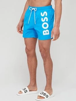 BOSS Octopus Swim Shorts - Blue Size S, Men