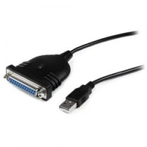 StarTech.com 6ft USB to DB25 Parallel Printer Adapter Cable - M/F