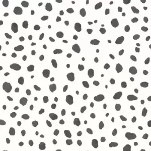 Holden Dalmatian Black and White Wallpaper - wilko