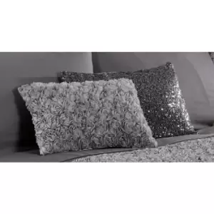 Limoge oblong cushion - grey - Grey