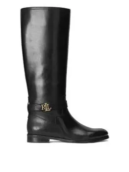 Lauren by Ralph Lauren Brittaney Tall Boots, Black, Size 4, Women
