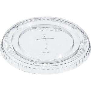 Solo Straw Slot Lid Clear Pack 100 662TS