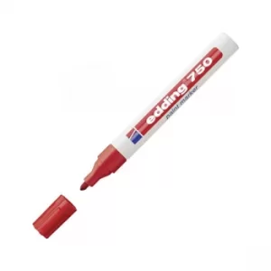 Edding 750 Paint Marker 4-750-1-3002 Line Width 2 to 4mm Red