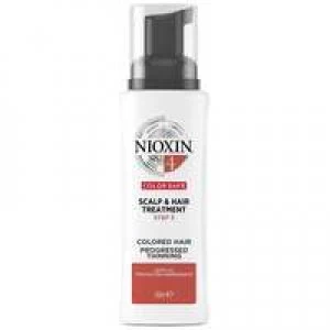 Nioxin 3D Care System System 4 Step 3 Color Safe Scalp and Hair Treatment: For Colored Hair And Progressed Thinning 100ml