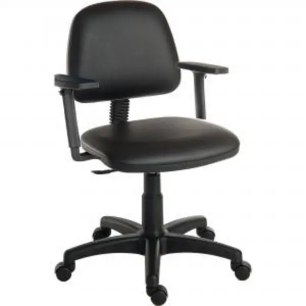 Ergo Blaster Medium Back PU Operator Office Chair with Height EXR13355TK