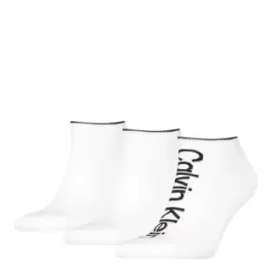 Calvin Klein Athletic Ankle Socks 3 Pack Mens - White