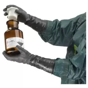 38-514 Size 7, 0 Chemical Protection Gloves - Grey - Ansell