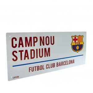 FC Barcelona Street Sign