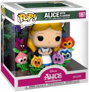Alice in Wonderland Alice with Flowers (Deluxe Pop!) Vinyl Figure 1057 Funko Super Deluxe multicolor