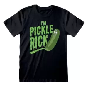 Rick & Morty - Im Pickle Rick Unisex Small Crewneck Sweatshirt - Black