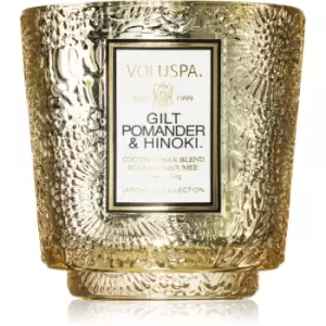 VOLUSPA Japonica Holiday Gilt Pomander & Hinoki scented candle I. 71 g