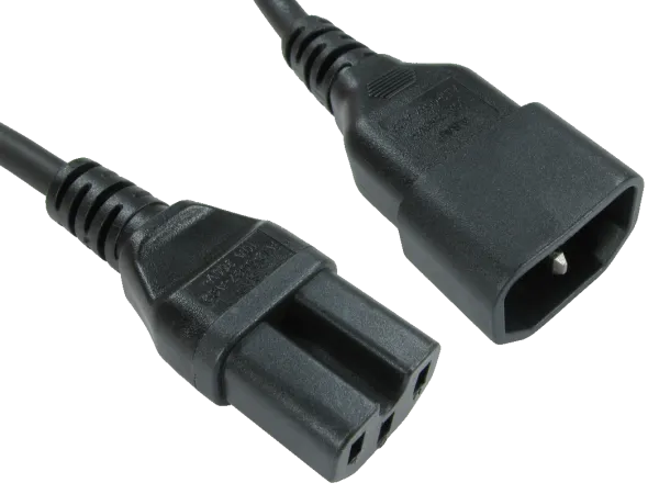 Cables Direct (1m) C14 to C15 Power Cable