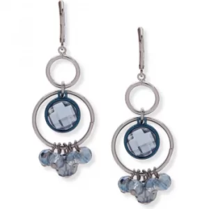 Ladies Anne Klein Silver Plated Only A Dream Earrings