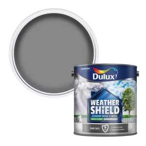 Dulux Weathershield Exterior Quick Dry Dark Grey Undercoat 2.5L