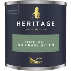Dulux Heritage Velvet Matt DH Grass Green Matt Emulsion Paint 125ml