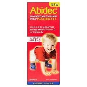 Abidec Advanced Multivitamin Syrup Plus Omega 6 & 9 150ml